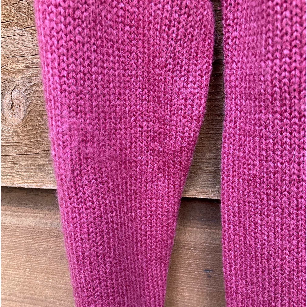 Raspberry Embroidered Vintage Gitano Sweater - image 6